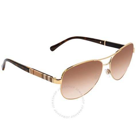 burberry sunglasses be3080 59|Burberry BE3080 59 Brown Gradient & Light Gold Sunglasses.